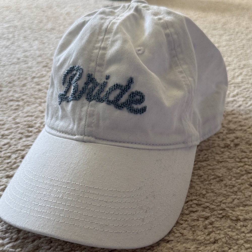 White Bride Baseball Hat